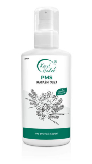 PMS - MASÁŽNY OLEJ  pri bolestivej menštruácii, prekrvujúci - 100 ml