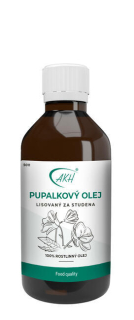 PUPALKOVÝ olej LZS - lisovaný za studena - 215 ml