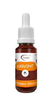 KANUSPOT - dezodoračný prípravok pre mačky a malé psy - 20 ml